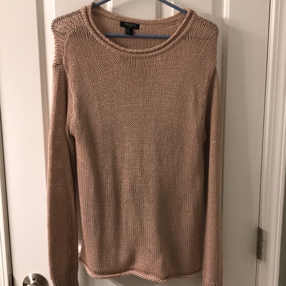 Forever 21 Mauve Knit Sweater